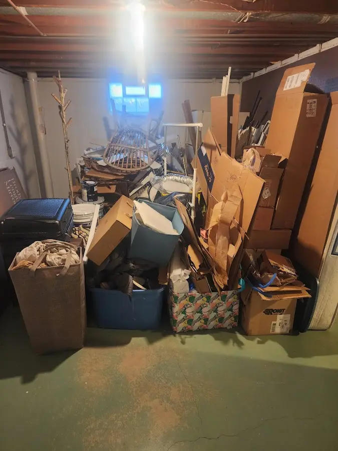 Roll-off dumpster container at job site for Construction Dumpster Rental in Fort Oglethorpe